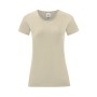 T-shirt à manches courtes femme 141325 100 % coton