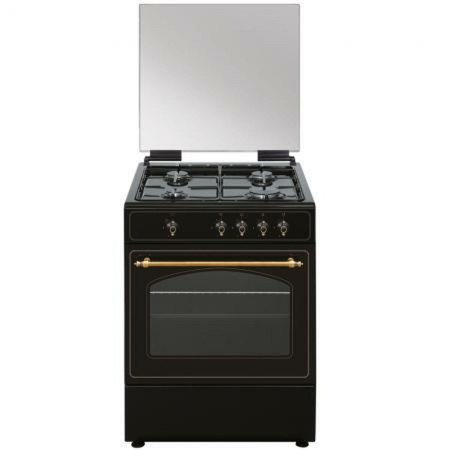 Cuisinière à Gaz Vitrokitchen RU9060B   BUT Anthracite (90 x 60 cm)