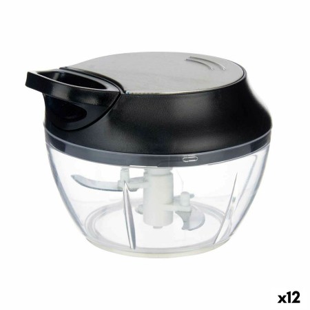 Déchiqueteuse Noir Transparent Métal Plastique 13,5 x 10 x 12 cm (12 Unités)