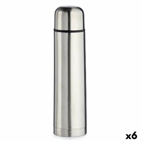 Thermos Argenté Acier inoxydable 750 ml (6 Unités)