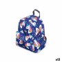 Cartable Licorne Multicouleur 28 x 12 x 22 cm (12 Unités)