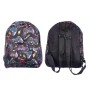 Mochila Escolar Games Multicolor 28 x 12 x 22 cm (12 Unidades)