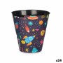 Corbeille à papier Space Multicouleur Plastique 10 L (24 Unités)