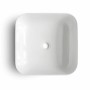 Lavabo Oceanic Lenã Cerámica Cuadrado 39,5 x 39,5 x 14 cm