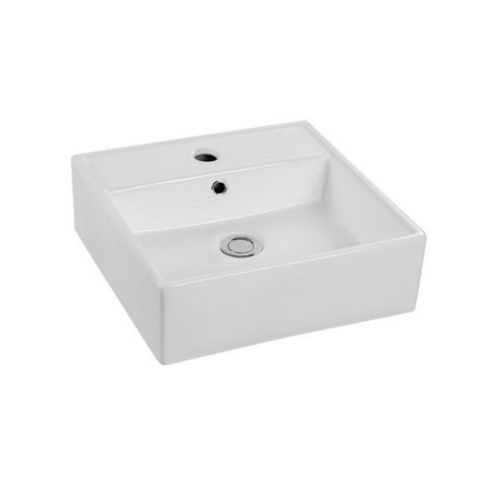 Lavabo Oceanic Lenã Cerámica Cuadrado 46,5 x 46,5 x 16 cm