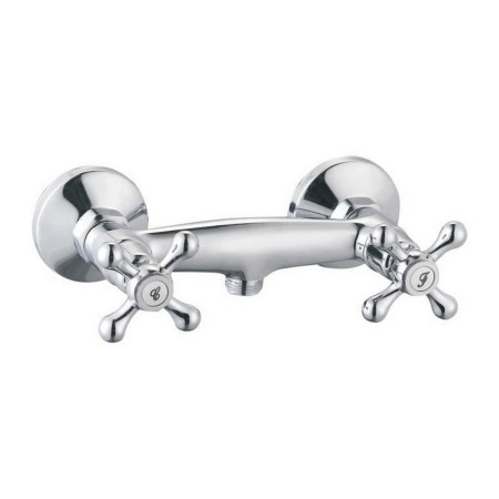 Robinet à deux poignées Rousseau Beverley Douche Métal Laiton 15 cm