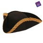 Chapeau My Other Me Deluxe Noir Doré Pirate 57 cm