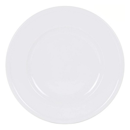 Assiette plate Inde Olympia Blanc Porcelaine (ø 31 cm)