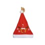 Bonnet de Père Noël Renne Rouge 27 x 1 x 40 cm (12 Unités)