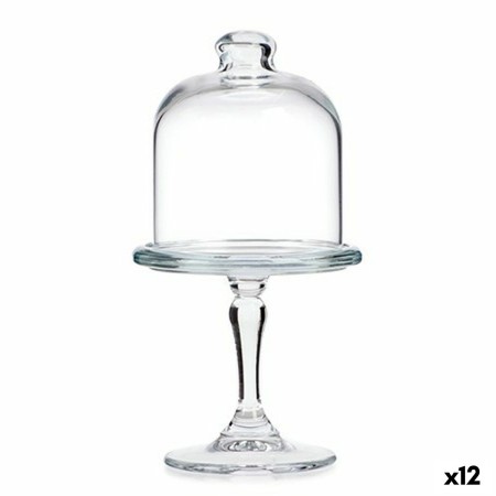 Plat à tarte PATISSERIE Transparent verre 10 x 18,5 x 10 cm (12 Unités)