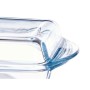 Plateau avec couvercle Borcam Transparent Verre Borosilicaté 1,9 L (4 Unités)