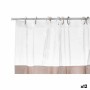 Cortina de Ducha Transparente 180 x 180 cm Beige Plástico PEVA (12 Unidades)