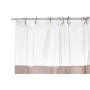 Cortina de Ducha Transparente 180 x 180 cm Beige Plástico PEVA (12 Unidades)