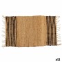 Tapis Noir Naturel 60 x 1 x 90 cm (12 Unités)