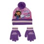 Gorro y Guantes Gabby's Dollhouse 2 Piezas Lila