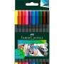 Set de Rotuladores Faber-Castell Grip Finepen (10 Unidades)