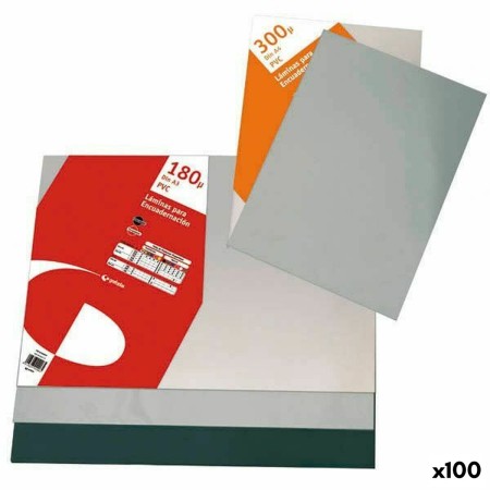 Couvertures de reliure Grafoplas Transparent A4 PVC (100 Unités)
