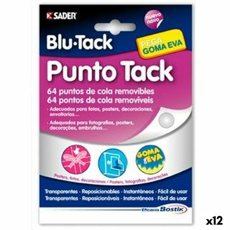 mastic Bostik Blu Tack Réutilisable (12 Unités)