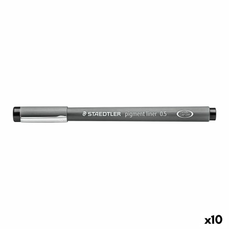 Marqueur Staedtler Pigment liner Noir (10 Unités)