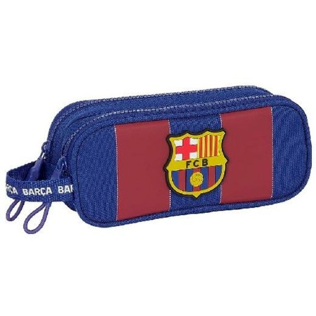 Trousse Fourre-Tout Double Safta Bleu 21 x 6 x 8 cm