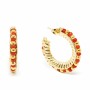 Boucles d´oreilles Femme Shabama Etiopia Laiton En or Rouge 3 cm