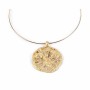 Collier Femme Shabama  Laiton En or Rigide Citron 13 cm