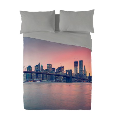 Funda Nórdica Naturals BROOKLIN BRIDGE Cama de 180 3 Piezas 260 x 220 cm