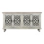 Buffet Home ESPRIT Gris Bois de manguier Miroir 191 x 43 x 98 cm