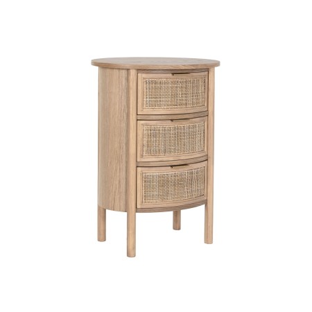 Table de Nuit Home ESPRIT Naturel Caoutchouc 48 x 35 x 66 cm