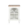 Table de Nuit Home ESPRIT Blanc Naturel Métal Sapin 45 x 40 x 56 cm