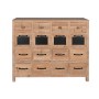 Cajonera Home ESPRIT Negro Natural Metal Abeto Cottage 110 x 40 x 92,5 cm