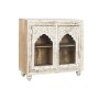 Buffet Home ESPRIT Blanc Verre Bois de manguier 107 x 43 x 101 cm