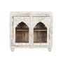 Buffet Home ESPRIT Blanc Verre Bois de manguier 107 x 43 x 101 cm