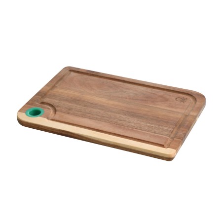 Tabla de cortar Benetton Rainbow Verde Madera de acacia (33 x 23 x 1,5 cm)