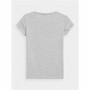 Camiseta de Manga Corta Mujer 4F Gris