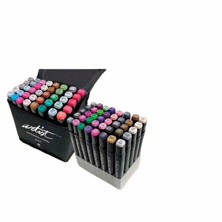 Ensemble de Marqueurs Alex Bog Luxury Canvas Gama Artist 40 Pièces Double pointe Multicouleur