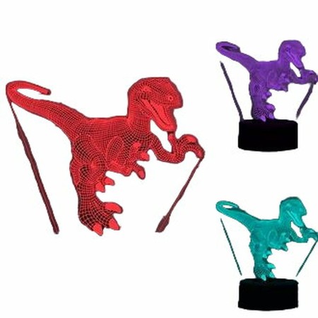 Lámpara de LED iTotal 3D Dinosaurio Plástico 4 W 20 x 15 x 5 cm