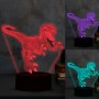 Lámpara de LED iTotal 3D Dinosaurio Plástico 4 W 20 x 15 x 5 cm