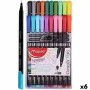 Set de Rotuladores Maped Graph´Peps Classic Multicolor (6 Unidades)