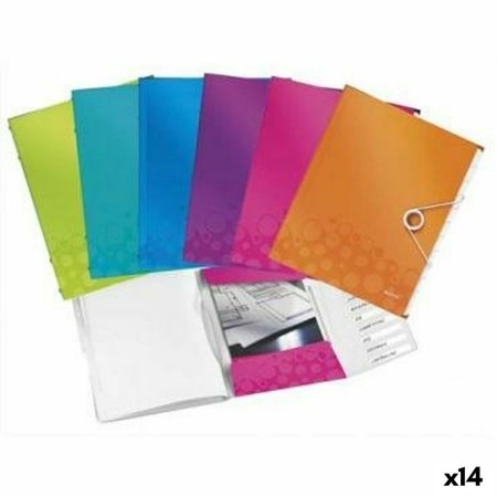 Carpeta Clasificadora Leitz WOW Multicolor A4 (1 unidad) (14 Unidades)