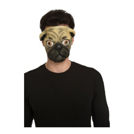 Masque My Other Me Bulldog Chien Beige Multicouleur Taille unique
