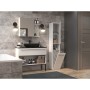 Mueble Auxiliar Top E Shop NEL III BIEL Baño y ducha Blanco Plateado Laminado ABS Plástico Aglomerado