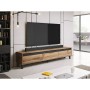 Mueble de TV Cama Meble RTV NORD Negro Laminado Aglomerado 185 x 42 x 38 cm