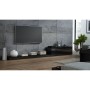 Meubles de télévision Cama Meble LIFE CZ/CZ Noir Laminé Bois MDF Contre-plaqué 300 x 35 x 42 cm