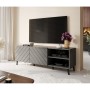 Meubles de télévision Cama Meble ABETO RTV150 GR Noir Graphite Plastique Bois MDF 150 x 52 x 42 cm