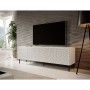 Mueble de TV Cama Meble HOLE RTV190 BI Blanco Negro Laminado Madera MDF Aglomerado 190 x 59,5 x 40,5 cm