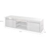 Mueble de TV Tuckano 5901443114116 Blanco Aglomerado 150 x 40 x 40 cm