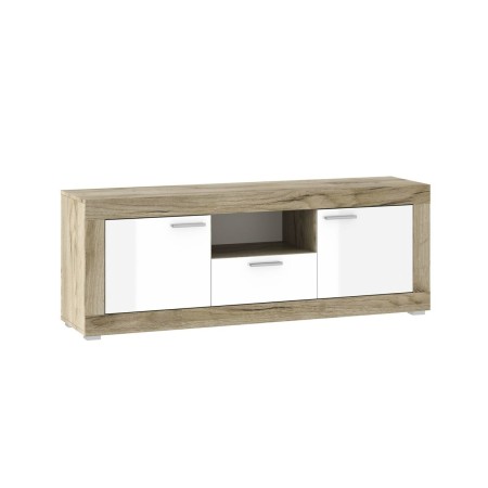 Mueble de TV Tuckano WARSAW 151 x 55 x 37 cm Blanco Roble Laminado Madera MDF Aglomerado