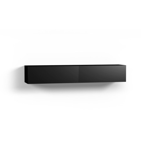 Mueble de TV Tuckano NEGRO180 Negro Laminado Madera MDF Aglomerado 180 x 30 x 40 cm