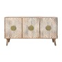 Buffet Home ESPRIT Blanc Doré Naturel Bois 145 x 45 x 80 cm